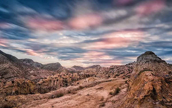Andalusian desert canyon