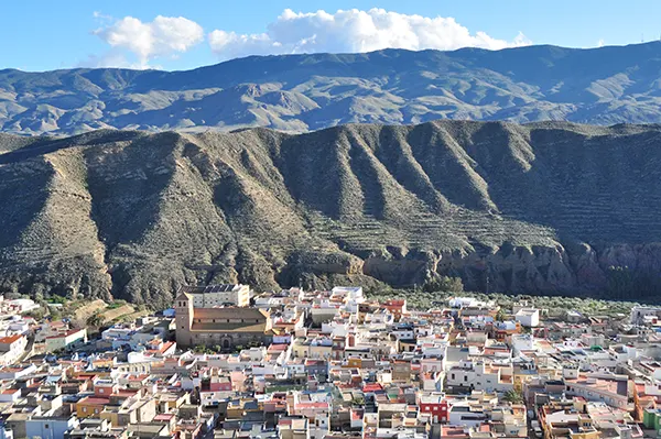 Andalusian desert canyon